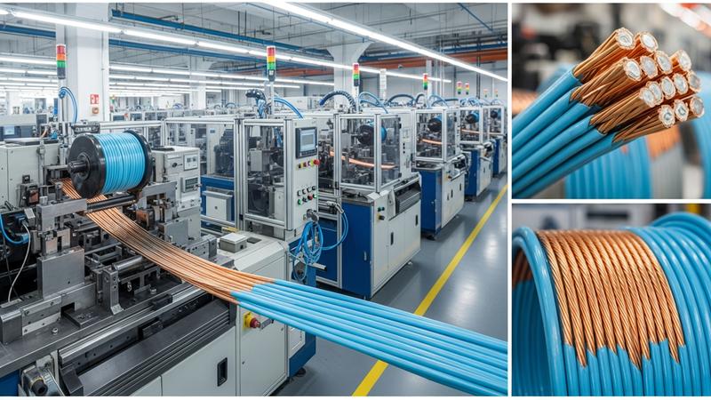 تأمین سرمایه در گردش جهت تولید کابل عایق‌بندی شده مدل سیم افشان 4*1